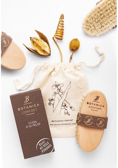 Botanica Comfort Selülit Karşıtı Doğal Beyaz At Kılı Fırçası