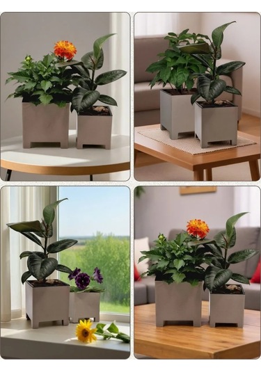 Live-in-green 2l Ve 5,5l Plastik Çiçek Saksısı S 414324538