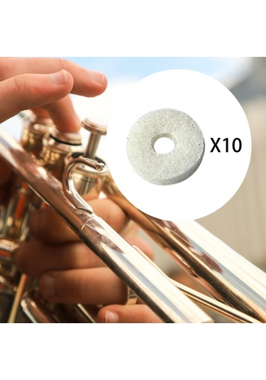 Homyl 10 Adet Parmak Düğmeleri Keçe Rondelalar, Yastık,