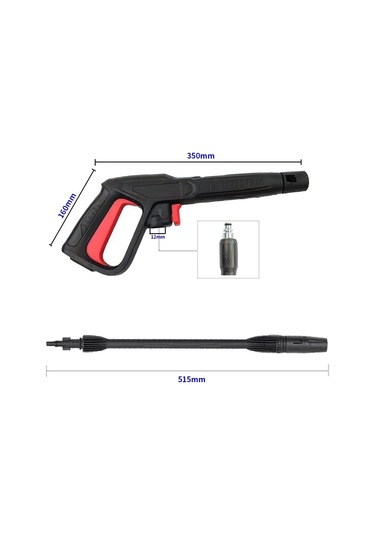 C-ayarlanabilir Yüksek Basınçlı Temizleyici Araba Yıkama Su Tabancası Veya Su Borusu Araçları Ar/bosch/aqt Ev Bahçe Temizlik Aksesuarları