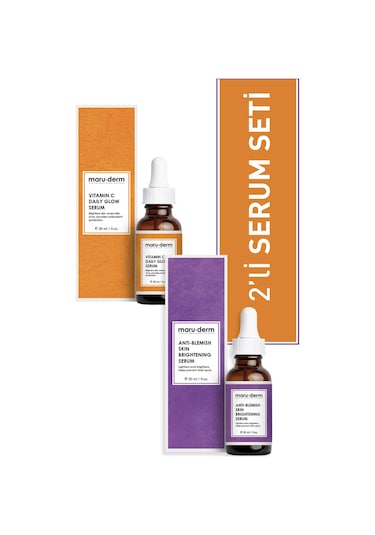 Maruderm 2'li Serum Seti - C Vitamini Serumu & Leke Serumu MRD101