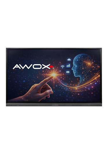 Awox 65" 4k Android Akıllı Tahta Ir Dokunmatik Eğitim Ve Toplantı Paneli