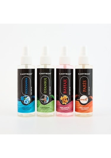 Cartron Oto Kokusu Sprey 4lü Set 150ml 4 Bahar+istanbul+paris+polyanna