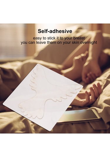 Tenfowee Silikon Göğüs Yapıştırıcı - Tüm Cilt Tipleri İçin, Anti-kırışıklık Özellikli, 3 Farklı Boyut Seçeneği
