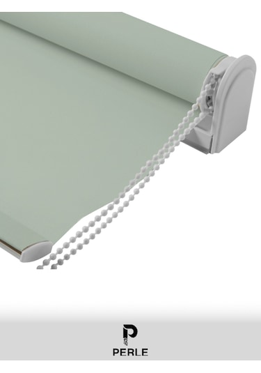 Br Perle Tatlı Yeşil Düz Mekanize Stor Perde Yüksek Kalite Metropol Serisi Tatlı Yeşil