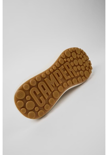 Kadın Pelotas Athens Deri & Süet Sneakers - Beyaz-10105 Koyu Kahverengi