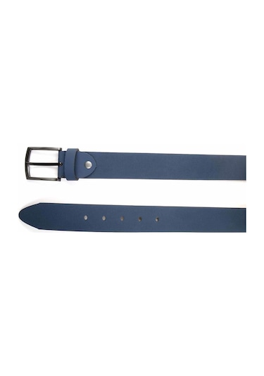 Bambi Lacivert Leather Erkek Kemer U08657019301 Lacivert