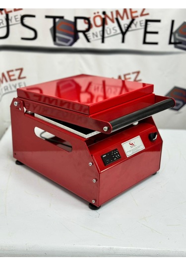 Sönmez Manuel 6 Bölmeli Kahvaltı Tabağı Kapatma Makinesi Red