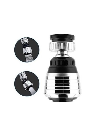 Tasarruflu 2 Fonksiyonlu Musluk Başlığı Yağmurlama Perlatörlü Dönebilir Oynar Mutfak Lavabo Musluğu