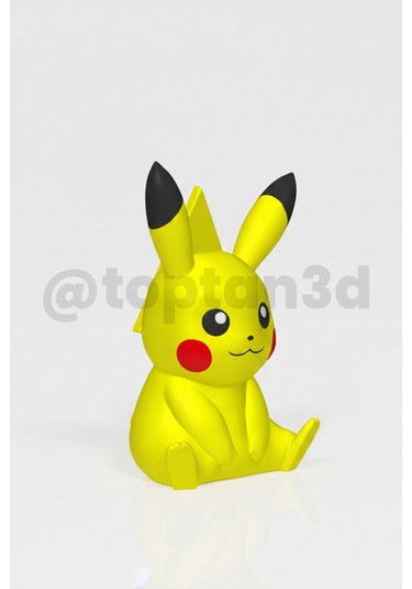 Pikaçu Anahtarlık Hediyelik, 3d Pokemon Temalı Anahtarlık