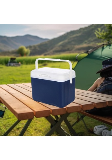 Dolıty Yalıtımlı Soğutucu Kutu Çok Yönlü Hava Koyu-mavi Koyu Mavi
