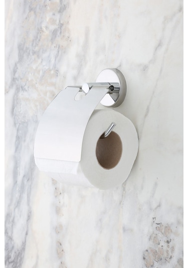Multistore Krom Geniş Kapaklı Tuvalet Kağıtlığı Wc Kağıtlık Tuvalet Kağıdı Askısı Krom