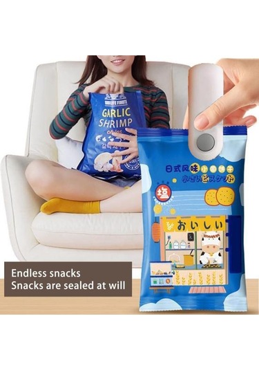 Kesici İle Mini Çanta Kapatıcı Manyetik Usb Şarj Edilebilir Taşınabilir Aperatifler Gıda Vakum Poşeti Isı Kapama Makinesi Kapatıcı Açıcı Mutfak Gadget