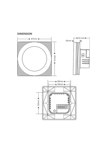 Geeroyoo Geeroyoo "ewelink Akıllı Wifi Termostat - Elektrikli