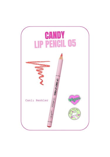 Callista Lip Candy Dudak Kalemi 05 Peaches & Cream - Turuncu