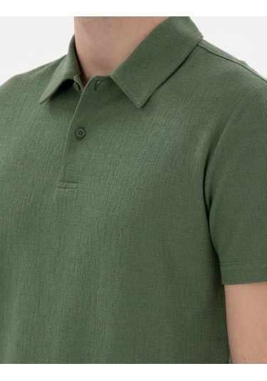 Pierre Cardin Erkek Haki Tişört 50307581-vr027 Haki