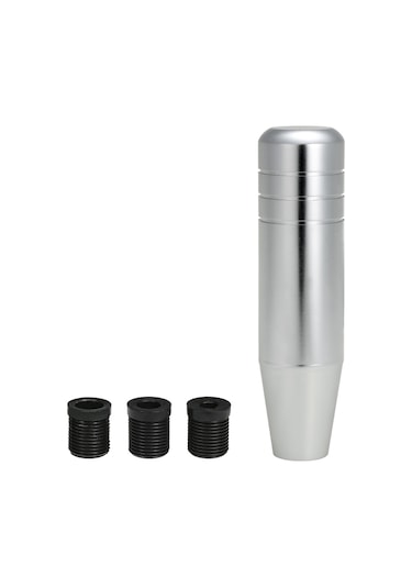 Suofeng Alüminyum Vites Topu 13cm Evrensel Uyumlu 8-12mm Adaptörler İle El Dostu Tasarım Gümüş Rengi