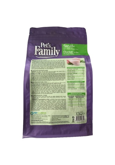 Pet's Family Super Premium Tavuklu Yavru Kedi Maması 1300 G