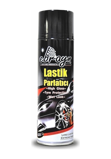 Premium Lastik Parlatıcı Tampon Parlatıcı Koruyucu Aerosol Sprey 500 Ml