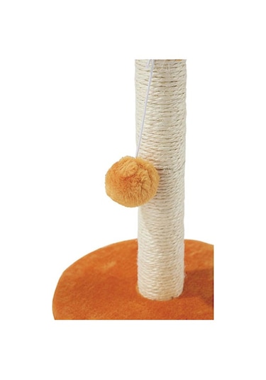 M-pets My First Ponponlu Kedi Tırmalama Tahtası Turuncu 24 x 24 x 30 CM