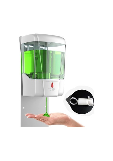 Lichen Duvara Monte Sabunluk, Sensörlü Büyük Kapasiteli Otomatik Beyaz