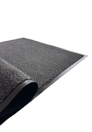 Gri Kapı Önü Paspas Nem Alıcı Paspas 90x150 Cm Antrasit - Gri Gri - Antrasit