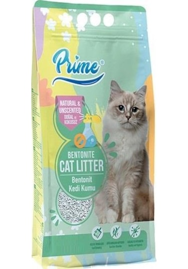 Prime Kokusuz Topaklaşan Kalın Bentonit Kedi Kumu 5 L