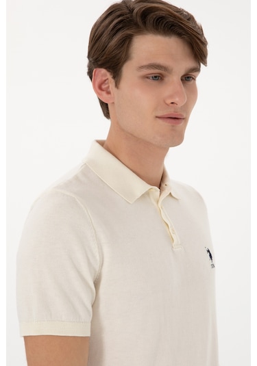U.s. Polo Assn. Erkek Krem Kazak /triko 50299359-vr071 Krem