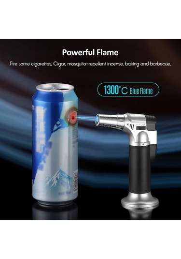 Jms Bütan Meşale Ayarlanabilir Alev Çok Amaçlı Endüstriyel Meşale Kaynak Doldurulabilir Mutfak Meşalesi