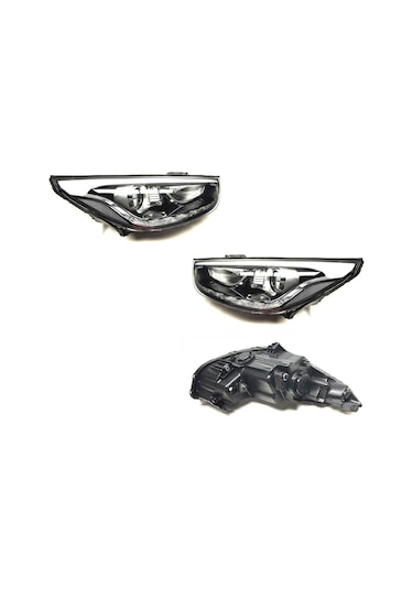 Hyundai İx35 Sağ Sol Far Lambası Ledli Motorlu Mercekli 11-15