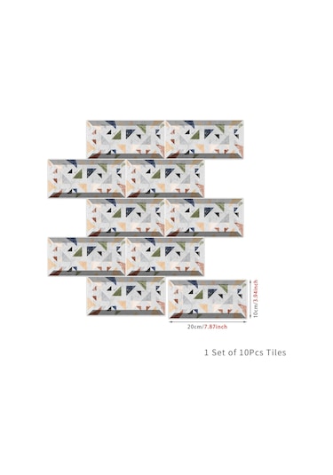 20x10 Cm Modern Su Geçirmez 3d Kiremit Çıkartmalar Vinil Kendinden Yapışkanlı Ev Duvar Dekoru Kabuğu Ve Duvar Sticker Dğ. 56882278 Diğer