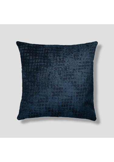 Sezyon Riva Desenli 50 50 Gece Mavisi Kırlent Kılıfı Gece Mavisi