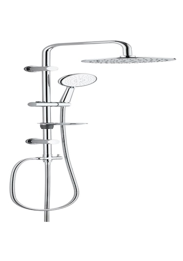 Krom Robot Duş Set Gümüş