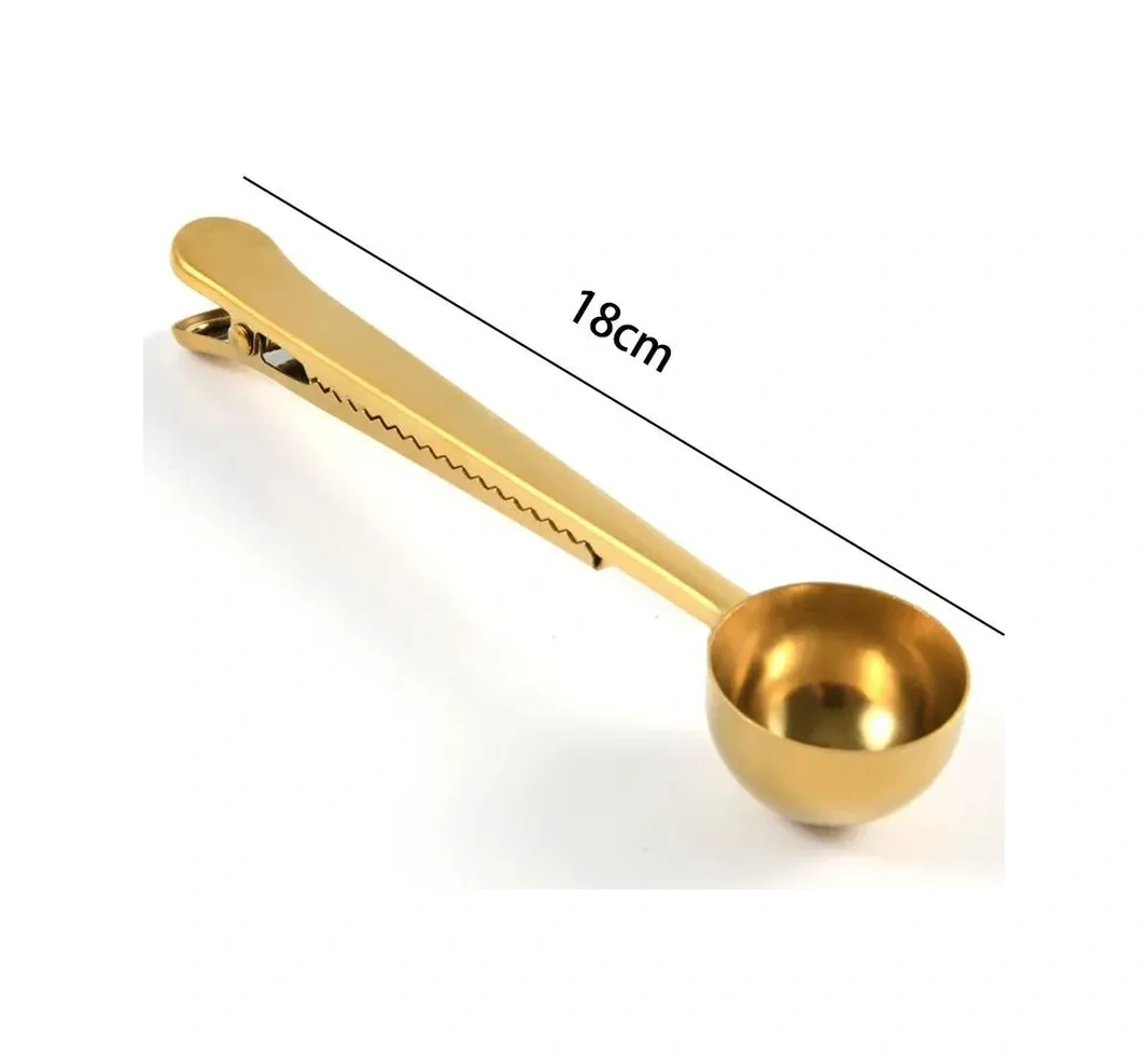 Kosona Stahl Kahve Kaşığı Ve Tutucu Seti - 18 Cm Elverişli Kelebek, Hafif Ve Dayanıklı, Mükemmel Ev Dekoru Altın