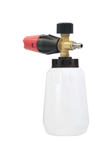 Sones Araba Yıkama Su Tabancası Köpük Kabı Yüksek Basınçlı Su Tabancası Köpük Kabı Siyah Ağızlı Beyaz Köpük Kabı