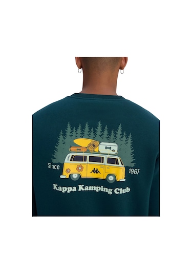 Kappa Unisex Sweatshirt PETROL