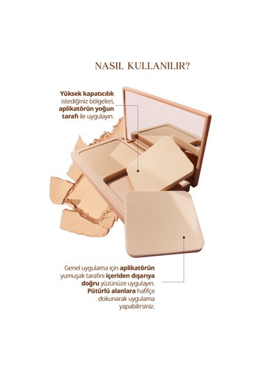 Clio Kill Cover Hafif Yapılı Pürüzsüz Mat Bitişli Pudra Fondöten 23N Ginger