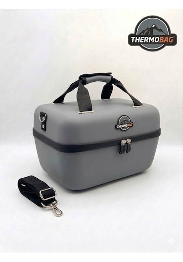 Thermobag 8lt Isı Yalıtımlı Soğutucu Termos Çanta Gri