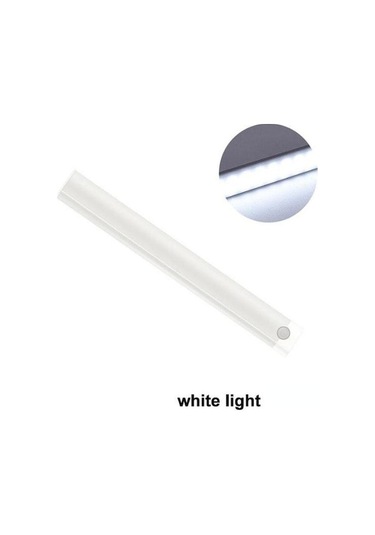Novahub Beyaz Led Hareket Sensörü Dolap Işığı Usb Şarj Edilebilir Led Gece Lambası Merdiven Dolap Odası Koridor Işığı, Dolap Aydınlatma 10cm 4pcs Beyaz Beyaz