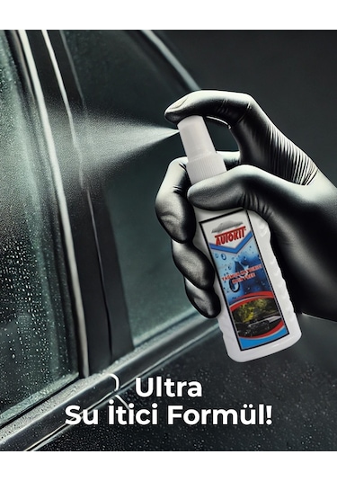 Autokit Nano Yağmur Kaydırıcı Cam Yüzey Seramik Kaplama Spreyi 200 ML