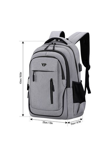 Yifomall Siyah 18" Usb Şarj Ve Kulaklık Portlu Su Geçirmez Bisiklet, Seyahat, Okul Çanta - Geniş Hacimli, Konforlu Omuz Askıları İle Üniversite/iş Çantası Çok Renkli Yifomall Siyah 18" Usb Şarj Ve Kulaklık Portlu Su Geçirmez Bisiklet, Seyahat, Okul Çanta - Geniş Hacimli, Konforlu Omuz Askıları İle Üniversite/iş Çantası Çok Renkli