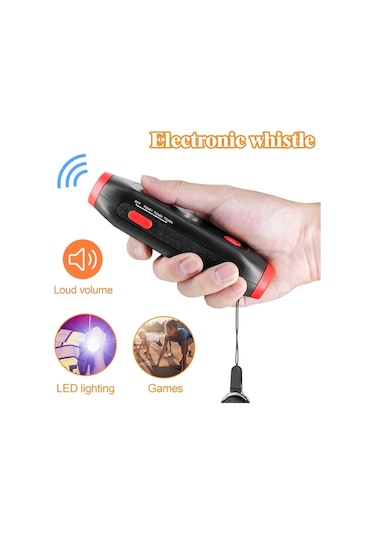 Willowhaven Orange 120 150 Desibel Yüksek Sesli Elektronik Düdük Abs Led Hakem Öğretmen Kamp Spor