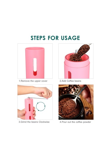 Leezsing Ayarlanabilir Ayarlı Manuel Kahve Öğütücü Taşınabilir Konik Seramik Çapak Öğütücü Değirmen Mutfak Aleti