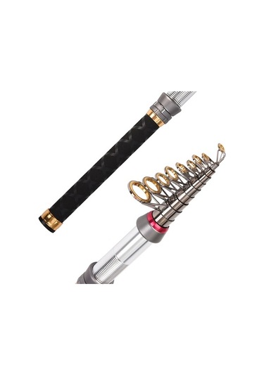 Novahub Karbon Fiber Teleskopik Olta Kamışı 1.3-2.4m - Hafif Ve Dayanıklı, Seyahat İçin Uygun