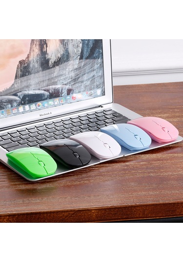 Samdoo 2.4g Kablosuz İnce Taşınabilir 4 Tuşlu 1600dpı Sessiz Mouse - Bilgisayar Ve Laptop İçin Optik