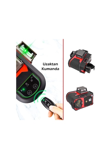 Uni-t Lm573ld-ıı Yeşil Ld Çizgi Lazer Hizalama 40 Mt