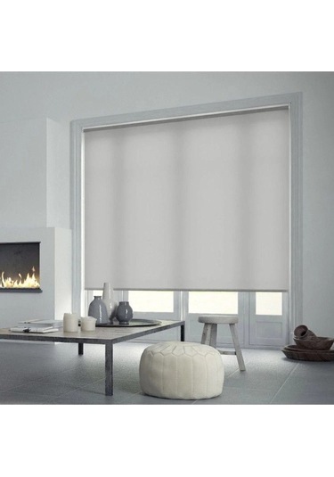 Beyaz Stor Zebra Perde Oygusuz Beyaz