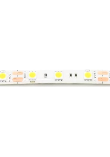 5metre Led Şerit 5050 Dc12v Mavi Renkli 60led/m Ip65 Işık Aydınlatma Lambası Hortum Kendinden Yapışkanlı Mavi