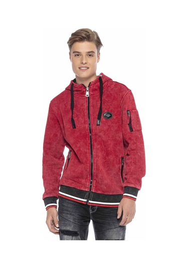 Cipo & Baxx Cl418 Sporty Men Sweatshirt Kırmızı
