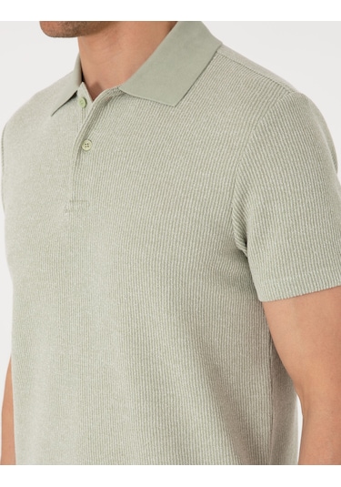 Pierre Cardin Erkek Haki Tişört 50310171-vr027 Haki